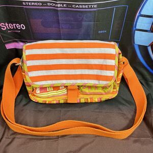 Vintage Y2K Kipling Crossbody or Shoulder Bag Purse Small Citrus Colors
